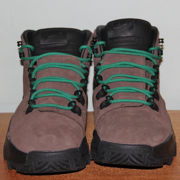 Nike Cygnal Leather Waterproof Boots Mens 10 Baroque Brown Black - Picture 4 of 6